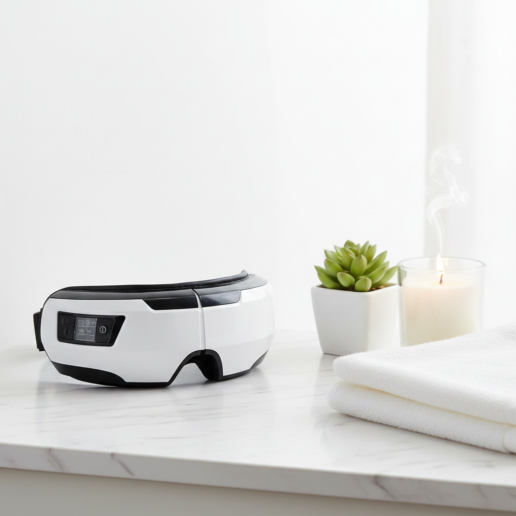 Masseur chauffant pour les yeux - ambiance spa