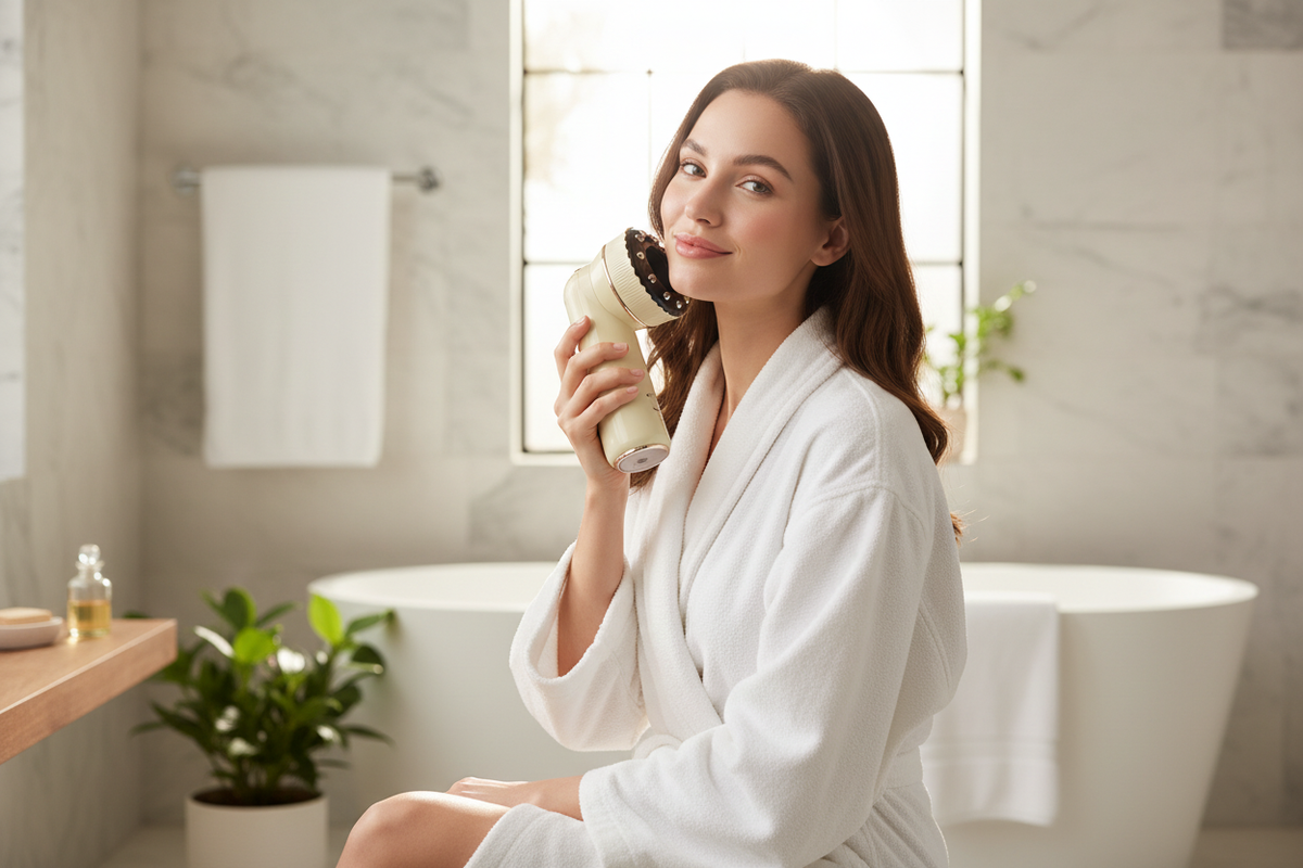 Masseur Gua Sha électrique - lifestyle utilisation